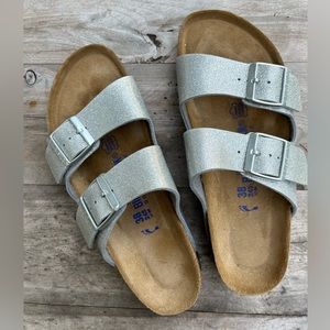 Glitter Birkenstocks Sz 38